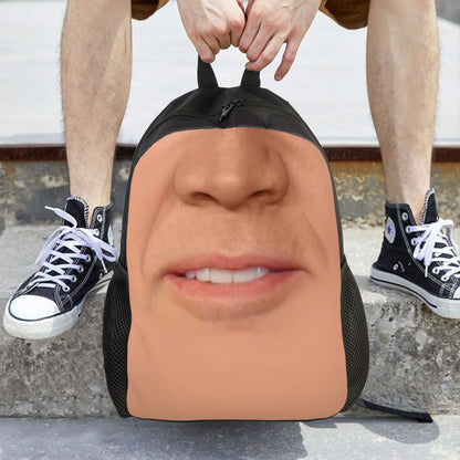 Custom Nicolas Cage Meme Laptop Backpack Women Men Basic Bookbag for College School Student Funny Bags