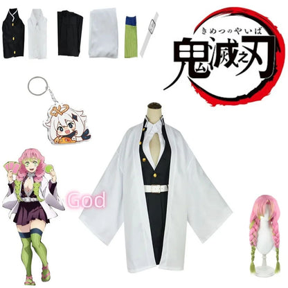 Volwassen Kinderen Anime Demon Moordenaar Kanroji Mitsuri Cosplay Kostuum Kisatsutai Sexy Vrouwen Halloween Kostuum