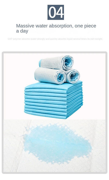 100/50/40/20 PEÇAS Fraldas Absorventes para Cães Tapetes Higiênicos Descartáveis para Filhotes Super Absorventes com Superfície de Secagem Rápida para Suprimentos de Cães