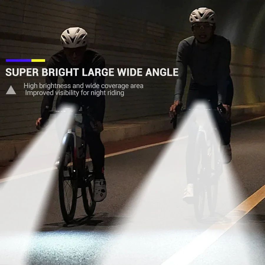 Rechargeable Bike Bicycle Front Lights 9 LED MTB Road Bike Headlight Tail Warning Lamp Waterproof Flashlight Cycling Accessories