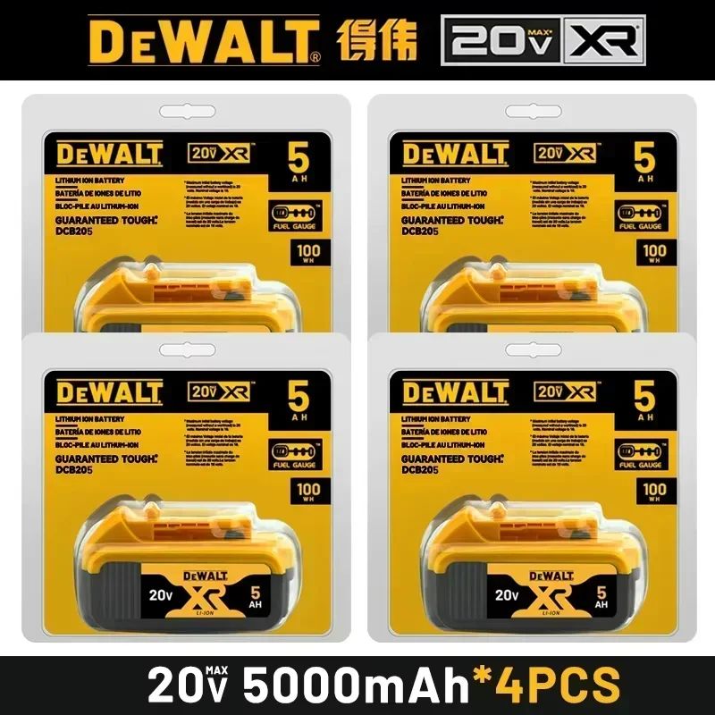 New 100% Original 6Ah 20V Original Dewalt Power Tool Battery DCB206 DCB206 20V Battery DCB205 DCB200