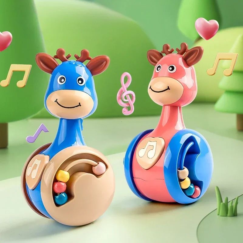 Brinquedos Roly-Poly para Bebês de 6 a 12 Meses, Brinquedos Gangorra para Meninos e Meninas - Perfeito para Aprender a Engatinhar e Educação Infantil