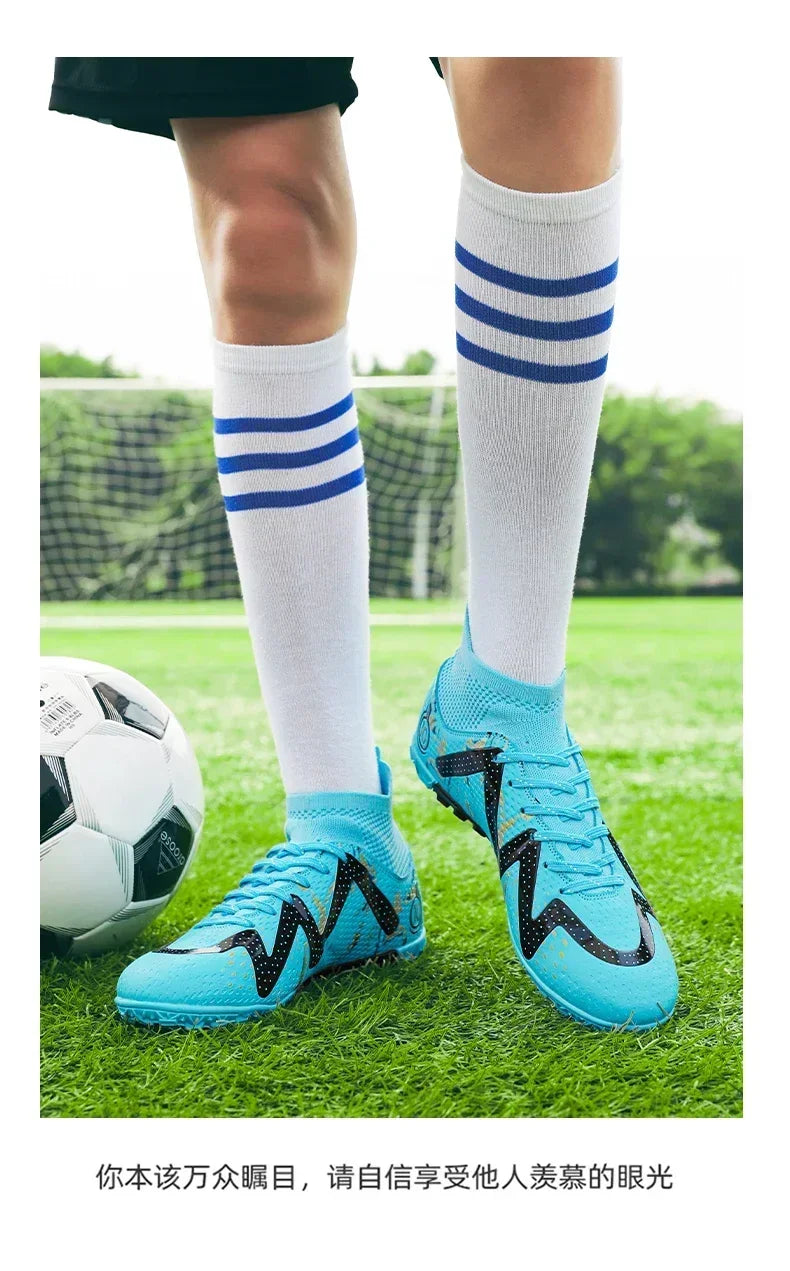New Soccer Cleats for Men Professional Soccer Shoes Society Grass Training Original Football Boots Cleats Indoor Fast Sneakers