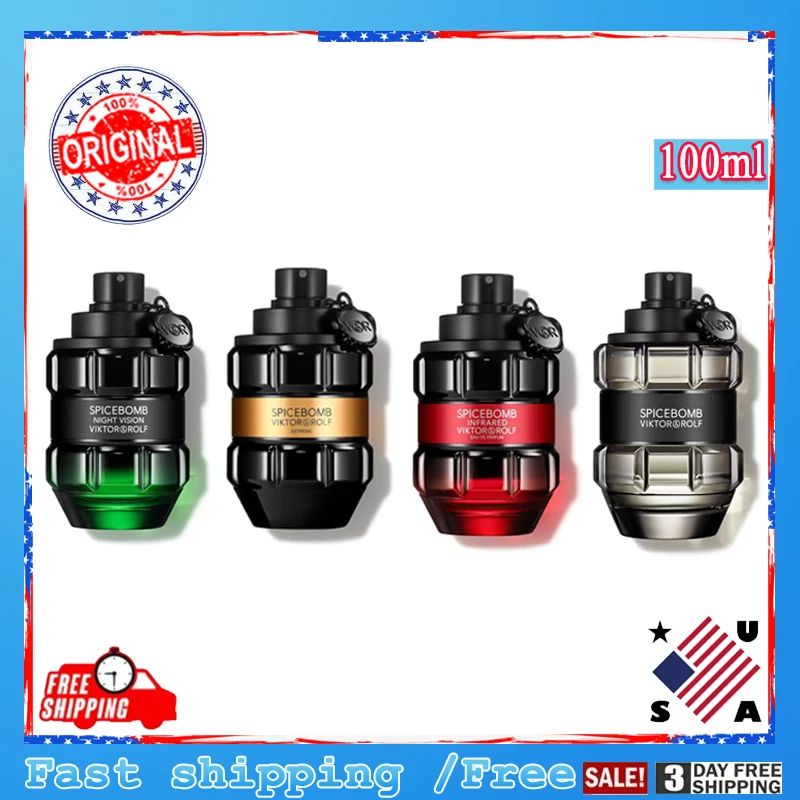 Black Variants for Long-Lasting 100ml Bold Men’s Passion Bomm-Perfume 90ml Spicy Woody Fragrance Spray with Green Masculin Gifts