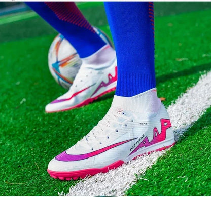 Men Football Shoes TF/FG Society Cleats Indoor Soccer Shoes Professional Football Field Boots Fast Unisex Sneaker Top Quality