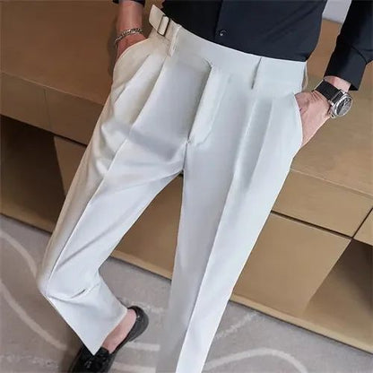 Men's Suit Pants, White Black Trousers, Gray Khaki Trousers, Men's Fashion Slim Fit Trousers, Size 28 29 30 31 32 33 34 36