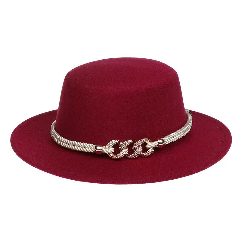British Style Felt Fedora Jazz Hat Elegant Wedding Party Trilby Lightweight Unisex Fashionable Headwear