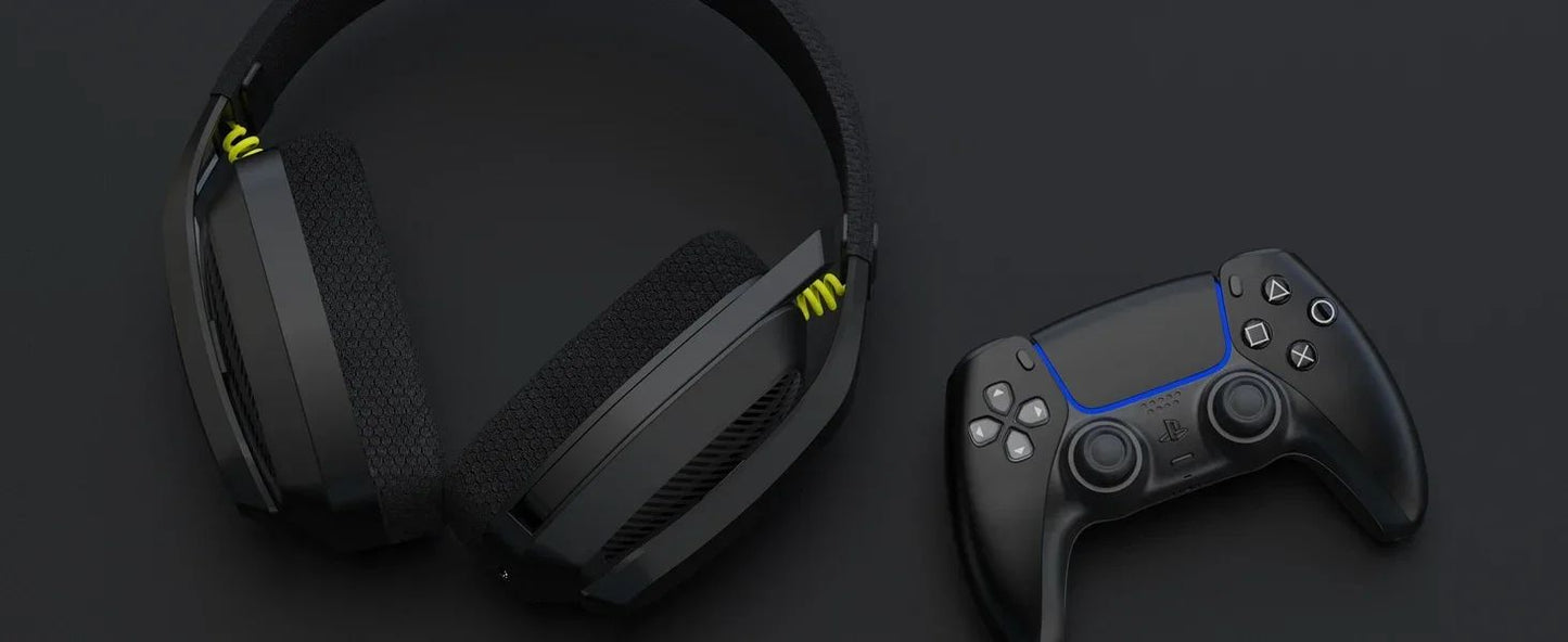 BINNUNE BW06 2.4GHz Bluetooth Gaming Headset with Mic for PS5 PS4 PC Mac Playstation Wireless Gaming headphone with Microphone