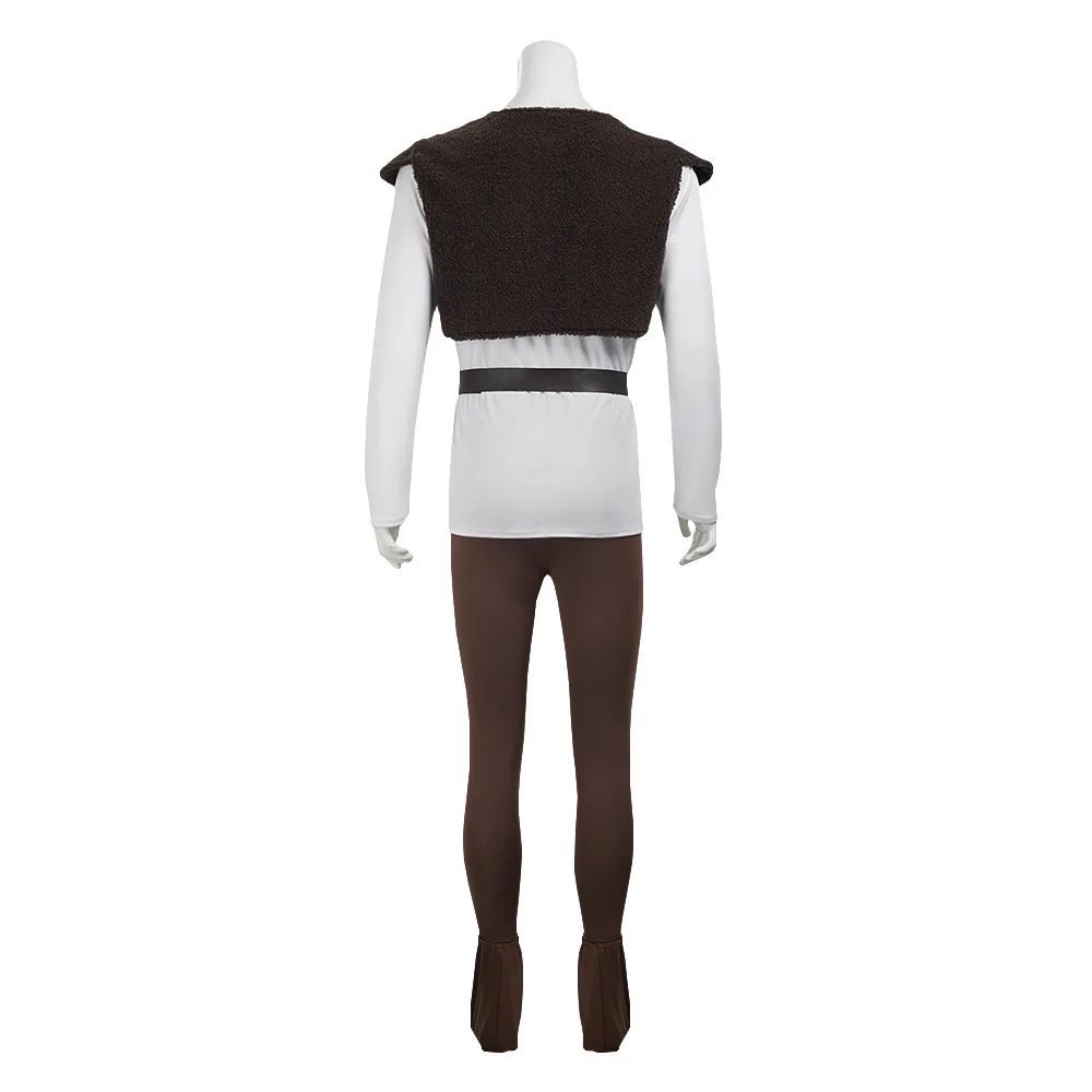 Shrek Cosplay Costumes Green Hat Shrek Top Leather Vest Pants for Men Performance Role Play Halloween Carnival Party Outfits