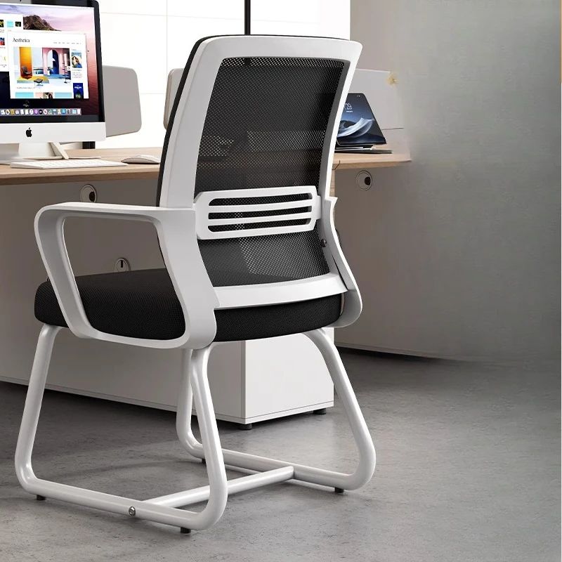 Ergonomic Office Chair Mesh Back Lumbar Support Adjustable Height Reclining Swivel Rolling Caster Home Office Study Meeting Room