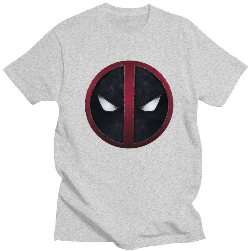 Mens Deadpool T Shirts Short Sleeve Cotton Tshirts Stylish Leisure Marvel Tee Plus Size Apparel Marvel Top Graphic T-shirt Print