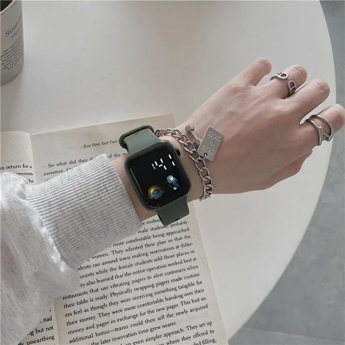 New LED Sports Watches Digital Watch for Men Women Wristwatches Casual Silicone Montre Femme Relojs Para Mujer (No Bracelet)