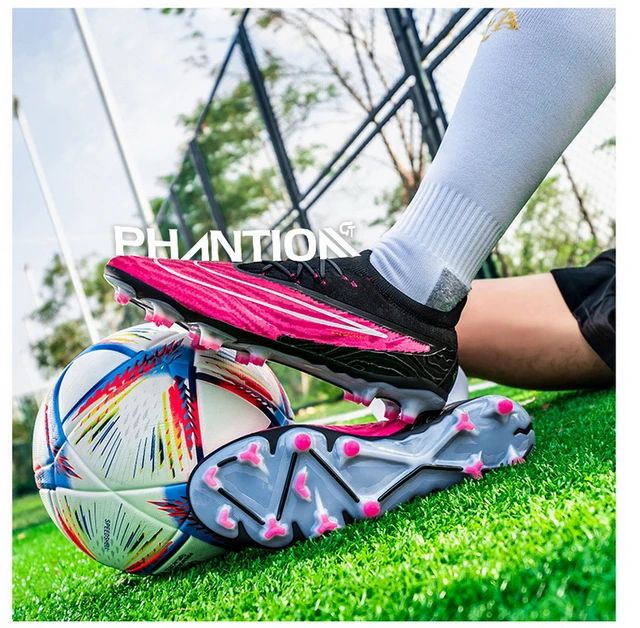 Society Cleats Men Soccer Shoes Professional Boys Football Boots Indoor Original Football Field Boots Sneakers Training Fast