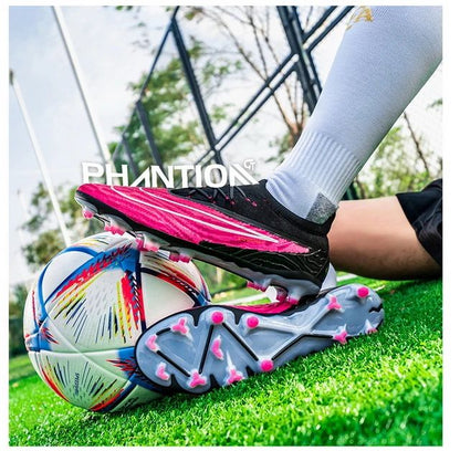 Society Cleats Men Soccer Shoes Professional Boys Football Boots Indoor Original Football Field Boots Sneakers Training Fast
