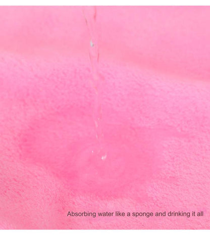 High-end Children's Suspender Skirt, Headband, Soft Towel Bathrobe, Absorbent, Wearable, Wrapable, Water-absorbent Quick-drying