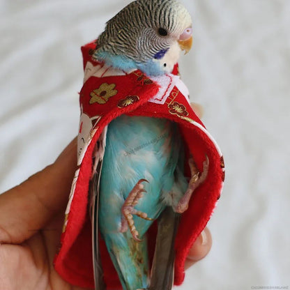 Linda Roupa de Pássaro Capa Colorida Vista e Proteja Seus Papagaios de Estimação Roupa Confortável para Pássaros Terno de Pássaro Roupa para Periquito