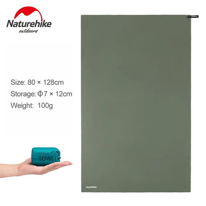 Naturehike Quick Dry Microfiber Towel,Breathable Portable Swimming Travel Towel,Portable Ultralight Camping Hiking Bath Towels