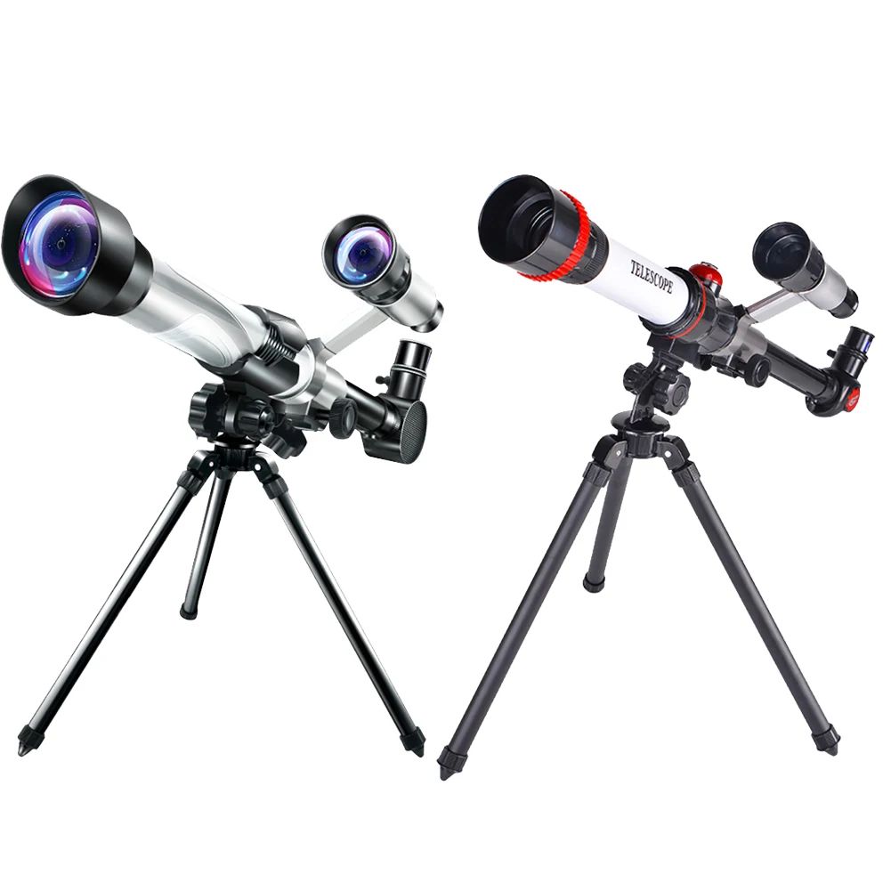 Telescópio Astronômico Profissional Monocular Potente Portátil HD Observação da Lua Espaço Planetas Presentes para Crianças