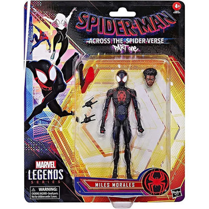 Marvel Legends Spider-Man: Através do Aranhaverso Miles Morales Boneco de Ação Colecionável em Escala 1/12 com Base