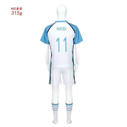 Anime Cosplay Costume Ness Kaiser Isagi Nagi Reo Itoshi Sae Shidou Ryuusei Cosplay Jersey With Shorts Uniform Clothes