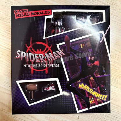 Action Figure Sv Action Homem-Aranha: Através do Aranhaverso Gwen Stacy Miles Morales Peter Parker Modelo Brinquedos