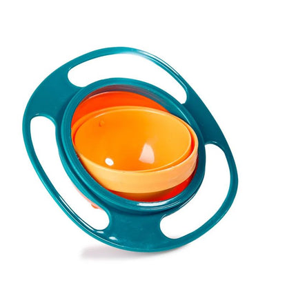 360 Degree Rotating Anti Overflow Feeding Tray Baby Training Rotating Balance Toy Children's Rotating Balance Bowl