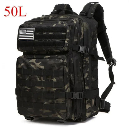 25L/50L Tactical Backpack Molle Bag Outdoor Bags Backpack for Hiking Camping Trekking Hunting Fishing GYM Bags Backpacks