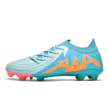 New Men Soccer Shoes Adult Non-Slip Boys Adult Futsal Sport Football Boots Grass Cleats Indoor Ultralight Turf Comfortable