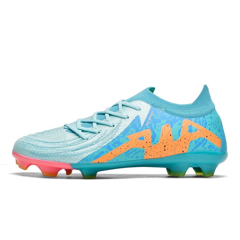 New Men Soccer Shoes Adult Non-Slip Boys Adult Futsal Sport Football Boots Grass Cleats Indoor Ultralight Turf Comfortable