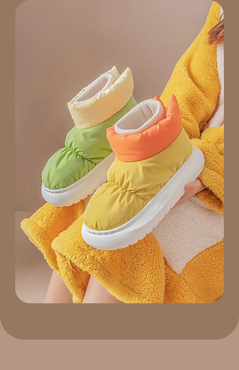 Winter Women's Boots  Waterproof Platform Cotton Shoes Snow Boots Plush Warm Indoor New Comfortable Anti Slip Ankle Boots