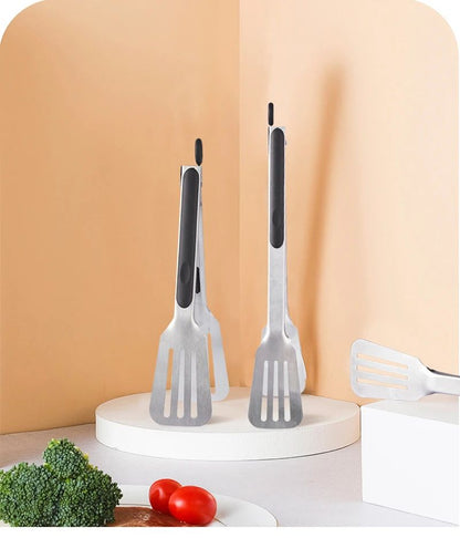 BBQ Grill Tongs Salad Steak Spaghetti Candy Charcoal Meat Stainless Steel Camping Barbecue Kitchen Frying Food Clips Clamp