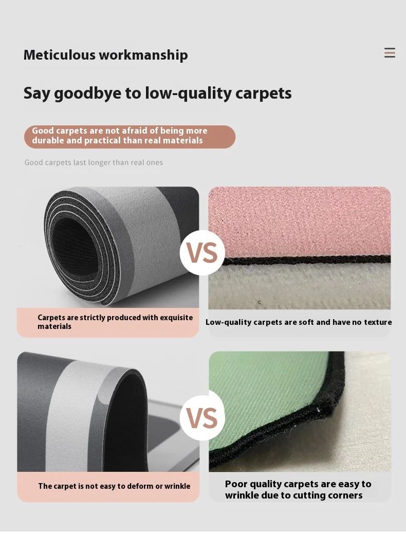 VIKAMA Diatomite Kitchen Floor Rug Anti-Slip Oil-Proof Water-Absorbing, Dirt-Resistant And Waterproof Door Mat For Home Decor