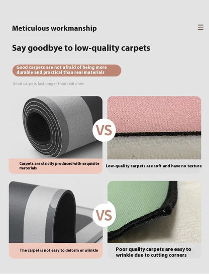 VIKAMA Diatomite Kitchen Floor Rug Anti-Slip Oil-Proof Water-Absorbing, Dirt-Resistant And Waterproof Door Mat For Home Decor