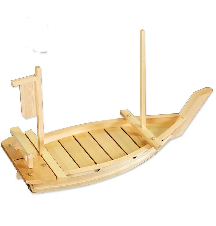 Barco de Sushi de Madeira em Promoção Barco de Gelo Bandeja de Sushi Shengtai Prato de Frutos do Mar Culinária Japonesa