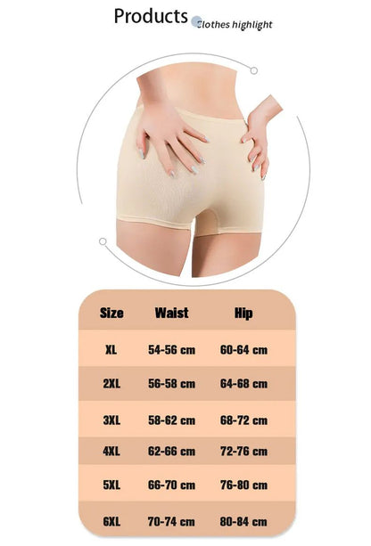 Women Safety Panties Boxer Shorts Female Ladies Seamless Underwear Woman Underpants Panty Pants Black Beige Protective Boyshorts