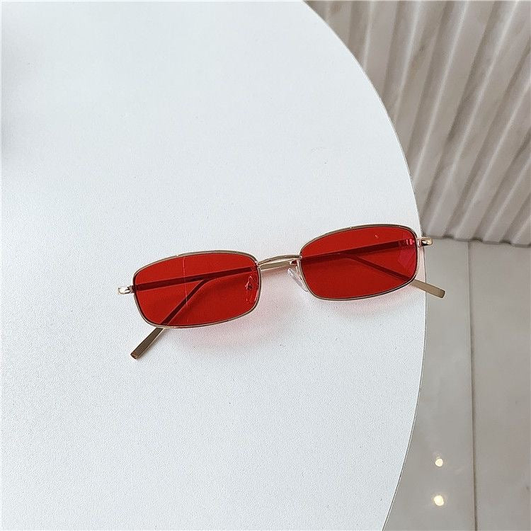 New Small Frame Rectangle Sunglasses Women's Brand Designer Square Sun Glasses Classic Men's Vintage Eyewear UV400 Gafas De Sol