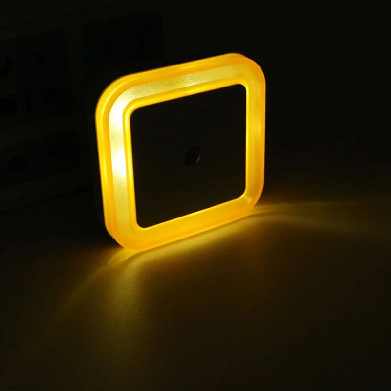 Wireless Sensor LED Night Light EU Plug Mini Square Night Lights For Baby Children Living Room Bedroom Corridor Lighting Lamp