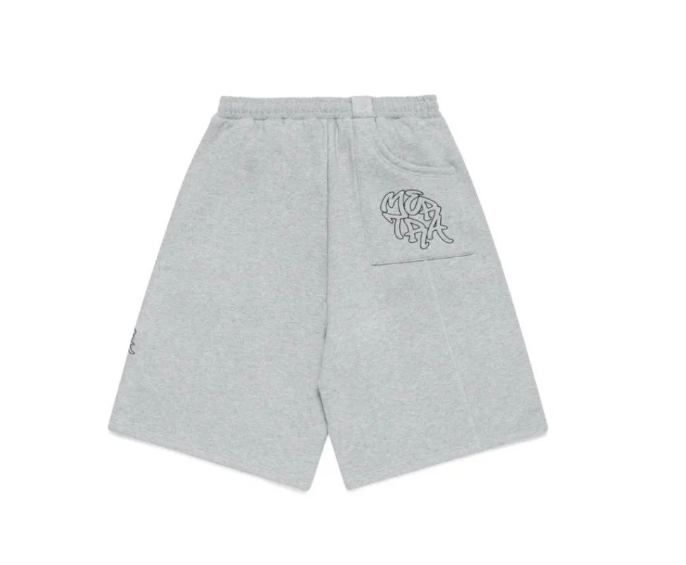Calções casuais de hip-hop retrô estilo europeu e americano, calças esportivas com logo de marca bordado, unissex, folgadas, perna larga