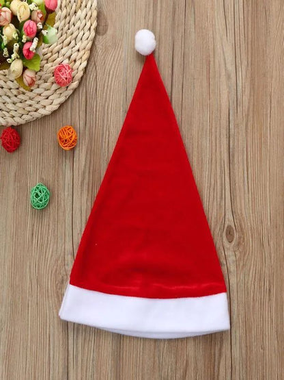 Christmas Santa Claus Cosplay Costume Boys Long Sleeve Clothes Baby Girls Dress Cute Show Christmas Hats and Christmas Supplies