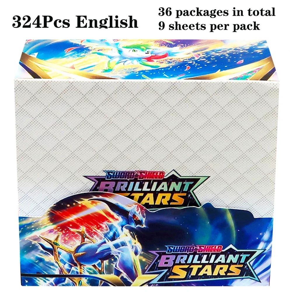 324 pçs/caixa Pokémon TCG: Sol e Lua, Escuridão Incendiada, 36 Pacotes, Caixa de Booster, Jogo de Cartas Pokémon, Brinquedos Colecionáveis, Jogo de Tabuleiro Prismático