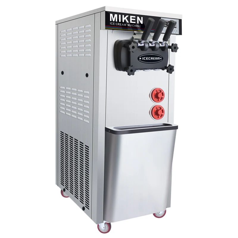 Máquina de Sorvete Expresso Elétrica Comercial Aparelhos de Cozinha Três Sabores Grande Capacidade 220V 110V