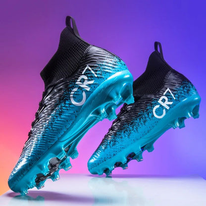 New Men Football Boots Futsal High-quality Match Indoor Hot-selling Soccer Shoes Sneakers High-top Non-Slip Cleats Grass FG/TF