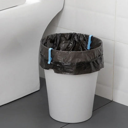 36/2 peças Clipes Fixadores para Lixo Suporte Antiderrapante para Sacola de Lixo Clipes Seladores para Sacos de Salgadinhos Organizador de Cozinha