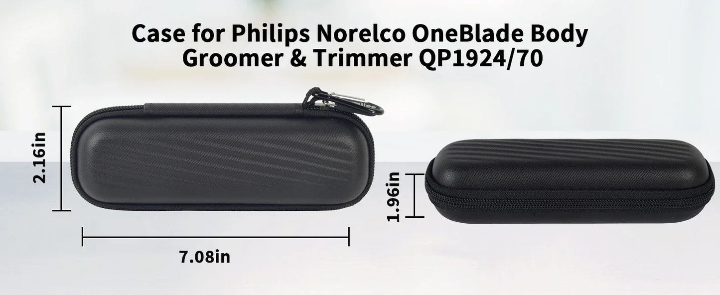 Storage Bag Compatible with Philips Norelco OneBlade Unisex Intimate Pubic & Personal Body Groomer&Trimmer QP1924/70 (Box Only)