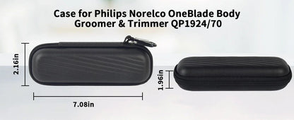 Storage Bag Compatible with Philips Norelco OneBlade Unisex Intimate Pubic & Personal Body Groomer&Trimmer QP1924/70 (Box Only)