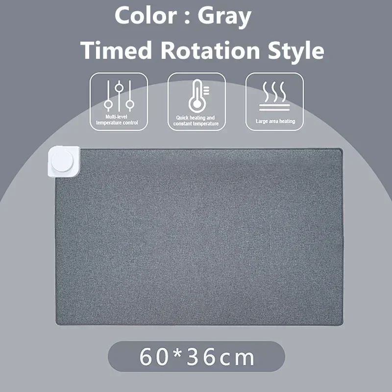 Intelligent Electric Heating Mouse Pad Winter Hand Warmer Computer Desk Heated Mat Office Desk Warming Pad Keyboard Table Mat