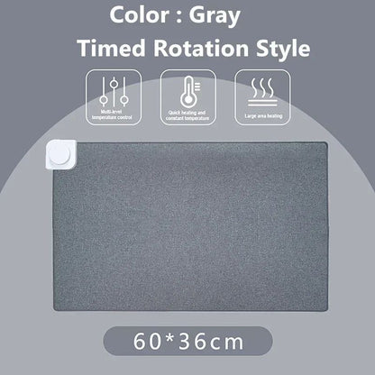 Intelligent Electric Heating Mouse Pad Winter Hand Warmer Computer Desk Heated Mat Office Desk Warming Pad Keyboard Table Mat