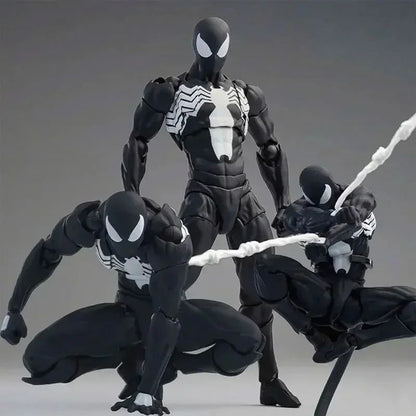 Mess Toys Homem-Aranha Symbiote Homem-Aranha Messtoys Traje Preto Vizinho Aranha Escarlate Anime Boneco de Ação Presentes Brinquedos