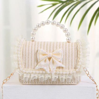 Handmade Fairy Beaded Bag?? ??Large Capacity ?Compact Size?? ??Seashell Clutch Purse?? Mermaid Style?? Shell Embellishments??