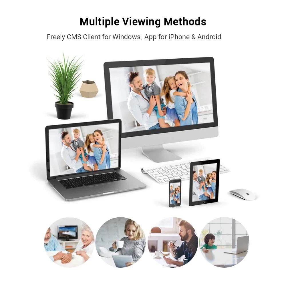 8MP 4K IP Camera Face Detection H.265 Two Way Audio Color Nightvision Outdoor 5MP HD POE Security CCTV Home Surveillance Camera